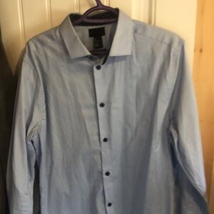 H and M Men's Blue Dress Shirt. Mens large.